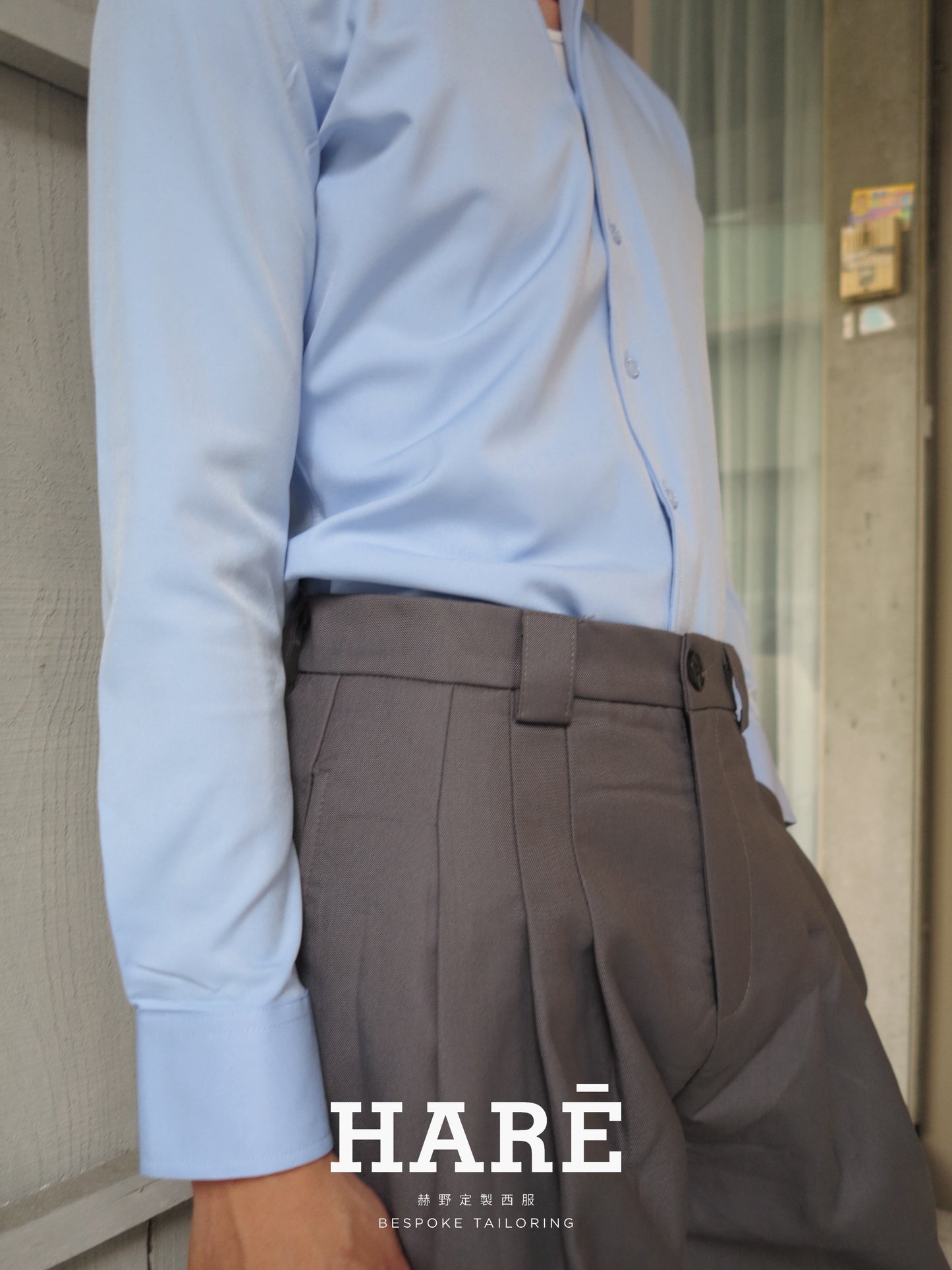 男士都會立領鈕釦紳士襯衫